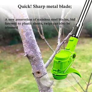 Wireless Weeder Electric Lawn Mower Rechargeable Lithium Electric Weeder Small Household (Size : 2)