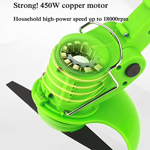 Wireless Weeder Electric Lawn Mower Rechargeable Lithium Electric Weeder Small Household (Size : 2)