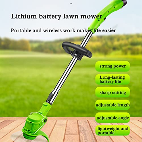 Wireless Weeder Electric Lawn Mower Rechargeable Lithium Electric Weeder Small Household (Size : 2)