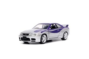 fast & furious 1:32 1995 nissan skyline gt-r(bncr33) die-cast car, toys for kids and adults