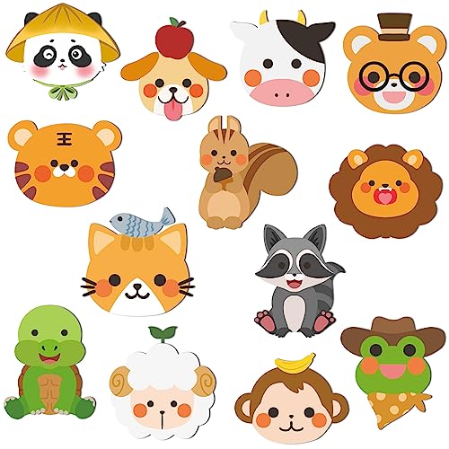 Finphoon Fridge Magnet, Cruise Door Decorations Magnetic, 13Pcs Cute Animal Refrigerator Magnets Sticker for Cruise Ship, Locker, Kids Birthday, Travel and Home Decor