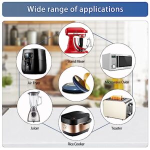Appliance Sliders,24Pcs Self-Adhesive Kitchen Appliance Sliders,2Pcs Cord Organizer,Easy To Move and Save Space,Suitable for Countertop Kitchen Appliances Coffee Maker,Blender, Pressure Cooker.