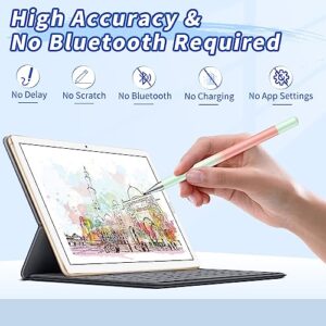 Stylus Pens for Touch Screens(2 Pcs), High Precision Magnetic Adsorption 2-in-1 Stylus Pen for iPad Compatible with iPhone and All Touch Screens