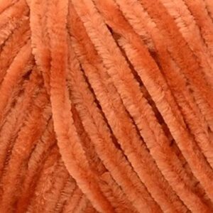 Brown Solid Color Hand Woven Thick Crochet Thread Chenille Velvet Yarn Soft Wrapping for Craft Scarves Sports Blankets 100g