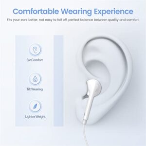 MSURTY 2 Pack-Apple Earbuds/Wired Earphones/iPhone Headphones/Lightning [Apple MFi Certified] Built-in Compatible with iPhone 7/8/X/11/12/13/14/Pro/Pro Max, Support All iOS System, MS-U005