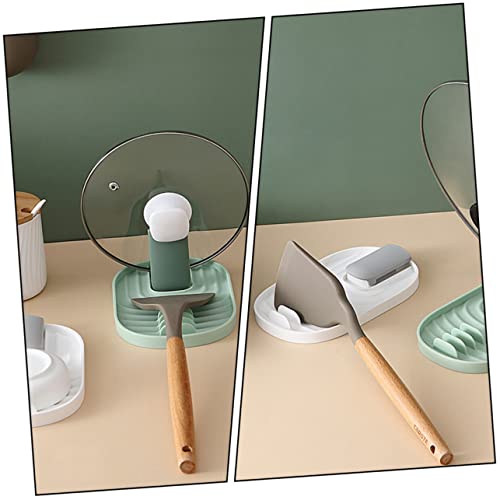 Tofficu 2pcs Storage Rack Cutting Board Holder Stand Shelf Brackets Cutting Board Storage Rack Pan Lid Shelf Utensil Reset Grill Utensil Pot Lid Stands Pot Cover Rack Ladle Holder Pp Spoon