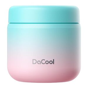 dacool kids thermos for hot food vacuum stainless steel insulated food jar 13.5 oz kids lunch food thermos insulated lunch container bento for school office picnic travel outdoors,leakproof,bpa free