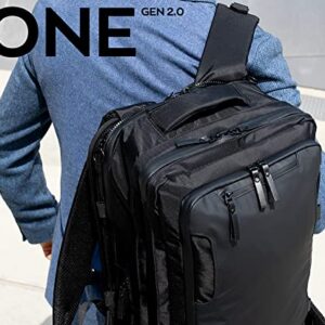 Taskin ONE | Carry-on/Day-use Large Travel Laptop Backpack for Men | Double Expandable Convertible 20L/30L/40L