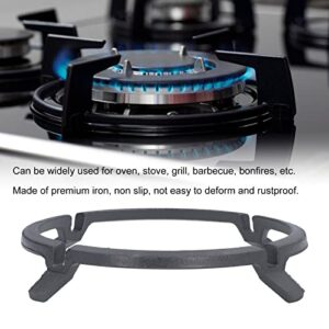 Cast Iron Ring Pan Support Stand, Gas Cooker Rack Stove Grate Iron Support Holder Stand Universal for Milk Pot Frying Pan