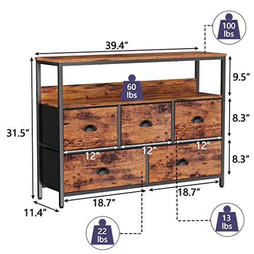 Furologee Entertainment Center with Bookshelves, TV Stand with Bookshelves,TV Entertainment Center with Bookshelves, Media Center with Bookshelves, Large Entertainment Center with Bookshelves