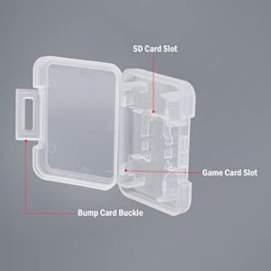 12pcs Game Card Storage Box, Compatible with Gameboy Advance Cartridge Storage Case Clear Protective Game Cartridge Case Storage Box for Nintendo Gameboy Color GBC GB GBP