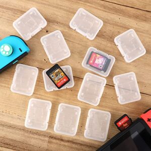 12pcs Game Card Storage Box, Compatible with Gameboy Advance Cartridge Storage Case Clear Protective Game Cartridge Case Storage Box for Nintendo Gameboy Color GBC GB GBP