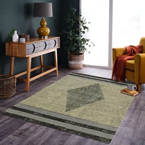 casavani hand block printed area rug geometric gray & black cotton dhurrie best uses for bedroom,dining room,living room,balcony,purch 4x6 5x8 6x9 feet 4x12 feet runner