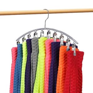 Pants Hangers Space Saving-Legging Organizer for Closet with Clips for Multiple Leggings Closet Organizers and Storage Pant Holder Hanging Metal Small Spaces Pants Organizer Clothes Hangers