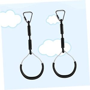 2pcs Swing Outdoor Kids Ring Outdoor Swing for Kids Playground Rings Swing Ring Set Strength Training Ring Kids Workout Ring Gymnastic Ring for Children Climbing Ring The Swing