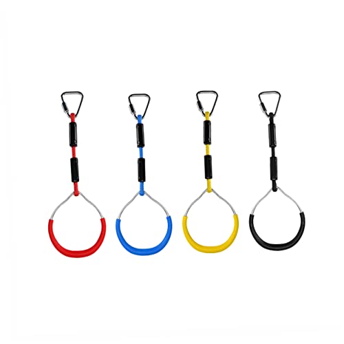 2pcs Swing Outdoor Kids Ring Outdoor Swing for Kids Playground Rings Swing Ring Set Strength Training Ring Kids Workout Ring Gymnastic Ring for Children Climbing Ring The Swing