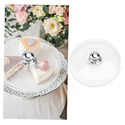 FELTECHELECTR Dessert Display Dome 1pc Plastic Transparent Cover Para Mini Postres Round Cake Carrier To Go Plates with Lids Cake Display Cake Box Cover Display Platter Cover Cover Food Cover