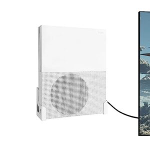 wall mount for xbox one s, metal wall mount holder for xbox one s, space saving hanging on wall xbox one s wall mount