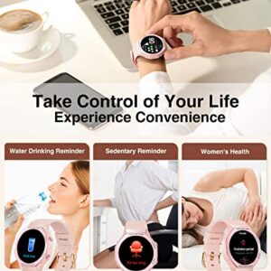 Smart Watch for Women,Answer/Make Call,1.32'' HD Touchscreen,100 Sports Modes Fitness Tracker with Heart Rate/Sleep Monitor/Blood Oxygen,IP67 Waterproof Smartwatch for iPhone Android Pink Purple