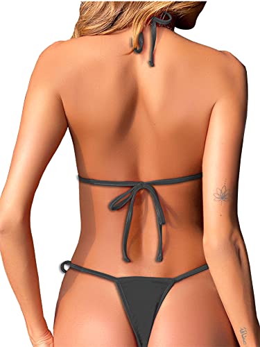 EASYLONGJEE Sexy Lingerie Set for Women Naughty for Sex, 2 Piece Exotic Cute Lingerie Set Teddy, Black