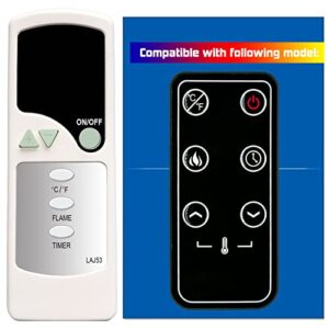 replacement remote control for covenant electric fireplace heater w914-18ft w914-26ft w914-30ft w914-36ft w914-40ft w914-48ft w914-18d w914-26d w914-30d w914-36d w914-40d w914-48d