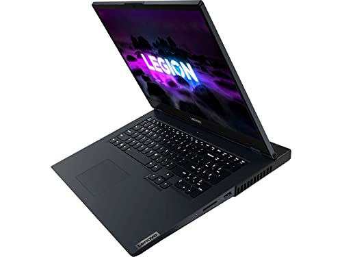 Lenovo 2023 Legion 5 17.3" 144Hz Gaming Laptop, AMD Ryzen 7 5800H, 32GB RAM, 2TB PCIe SSD, NVIDIA GeForce RTX 3050, Backlit Keyboard, Phantom Blue, Windows 11, 32GB SnowBell USB Card (Renewed)