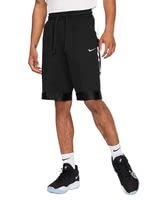 nike mesn elite basketball shorts l black/white