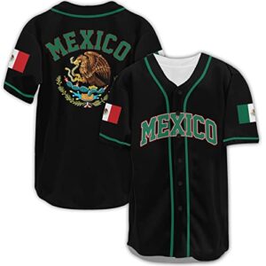 mexico soccer baseball jerseys shirt men, sport gift for men, mexico eagle baseball shirt, birthday gift for men women (x-large)