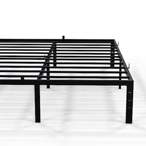 Vecilla Full Size Bed Frame 14 inch Heavy Duty Metal Platform Bed Frame No Box Spring Needed, Non-Slip Mattress Foundation, Easy Assembly, Noise-Free, Black