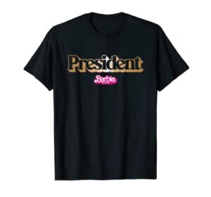 barbie the movie - president t-shirt