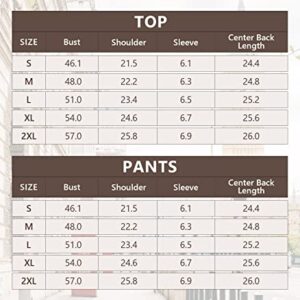 Inadays Womens Silk Pajamas Set Satin Silky Lounge Set Short Sleeve Shirt with Long Pajama Pant Pajamas For Women Set Red Wine