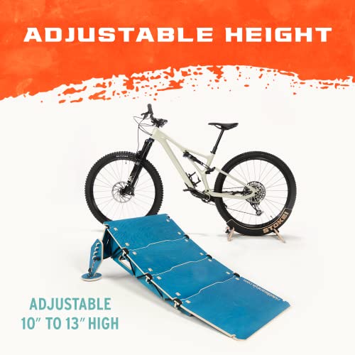 Ninja MTB Jump Ramp, Turbo Kicker Portable Jump Ramp, 4 Panel Ramp for All Ages, Ideal for MTB Bikes, BMX Bikes, One Wheels, Scooters, Skateboards, and RC Cars