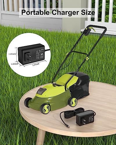 Replacement for 29V Sunjoe MJ401C Charger Compatible with Sun Joe MJ401C MJ401C-CHRG MJ401C-XR MJ401C-XR-SJB MJ401C-Pro MJ401C-XR-RED Cordless Electric Lawn Grass Mower, for Sun Joe Lawn Mower Charger