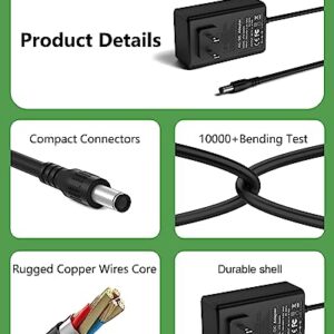 Replacement for 29V Sunjoe MJ401C Charger Compatible with Sun Joe MJ401C MJ401C-CHRG MJ401C-XR MJ401C-XR-SJB MJ401C-Pro MJ401C-XR-RED Cordless Electric Lawn Grass Mower, for Sun Joe Lawn Mower Charger