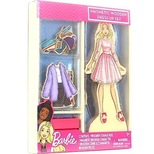 Barbie Magnetic Wooden Dress Up - PDQ