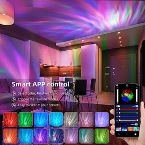 Star Projector, Galaxy Projector for Bedroom Northern Lights Aurora Projector with Timer, APP Control Night Light Gift for Kids Adults Home Decor Game Room Party(Black)