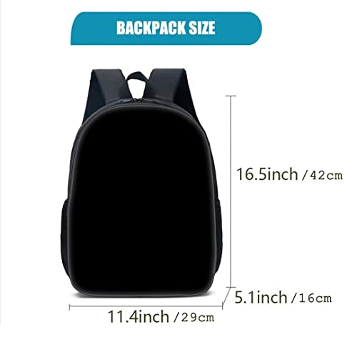 17inch Backpack Anime Daypack Casual Travel Bag Laptop Sports Bookbag for Youth-3