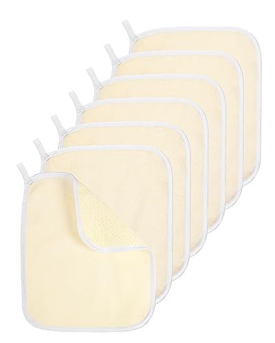 Exfoliating Washcloth for Body and face, 7 Pack Facial Exfoliate Two Sides Body Scrub for Bath, Remove Dead Skin Wipe Wash Cloth Towel for Women and Man