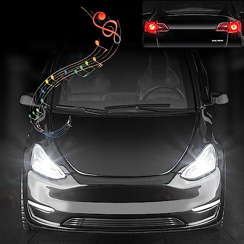 1/32 Scale Diecast Car Model Compatible for Tesla Model Y, Zinc Alloy Model Y Toy Car Pull Back Vehicles with Sound and Light, Model Y Car Replica Toy for Collectors & Kids 3+ Years Old Birthday Gift