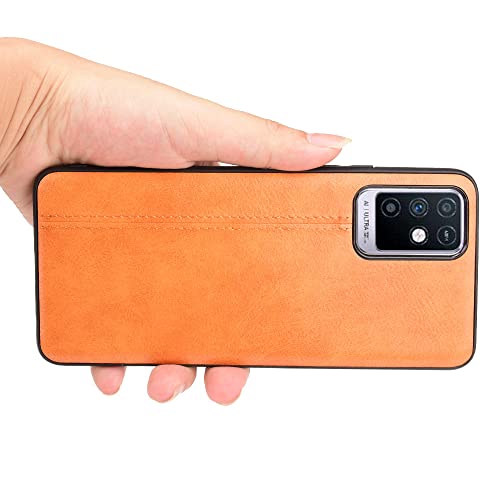 Phone Case for Infinix Note 10, Case for Infinix Note 10 Cow-Like PU Leather Style Protector Cover, Non-Slip Shockproof Cover for Infinix Note 10 Case