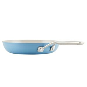 KitchenAid Hard Anodized Ceramic Nonstick Frying Pan/Skillet, 10 Inch, Blue Velvet