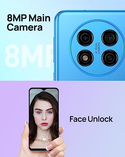 Ulefone Note 15 GSM 3G Unlocked Smartphone, 6.22 inch Display, Android 12 2GB+32GB, All Day Battery, Triple Card Slots, Dual SIM Unlocked Cell Phones, 8MP+5MP Camera, GPS/Face Recognition - Purple