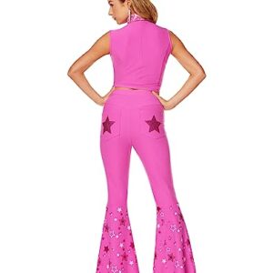 Spirit Halloween Barbie the Movie Adult Cowboy Costume - S | Officially Licensed | Cowgirl Outfit | Barbie Costume | Western Costume