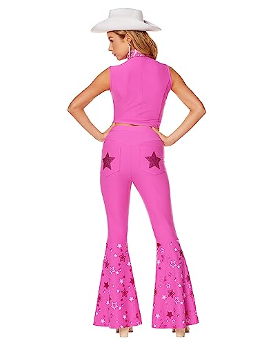 Spirit Halloween Barbie the Movie Adult Cowboy Costume - S | Officially Licensed | Cowgirl Outfit | Barbie Costume | Western Costume