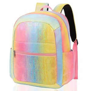 wtust backpack for girls kids, preschool bookbag school backpack for kindergarten toddlers elementary, back to school supplies, summer camping backpack, cute pink girls classic school backpack