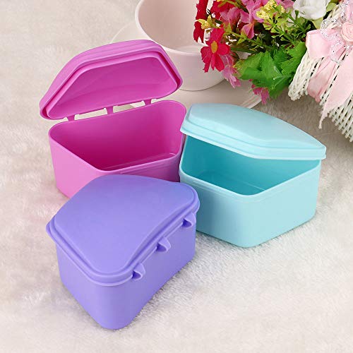 Appliance Basket Rinsing Case Denture Teeth Bath False Box Storage Tooth care ning Toothpaste Sensitive Teeth (As shown, One Size)