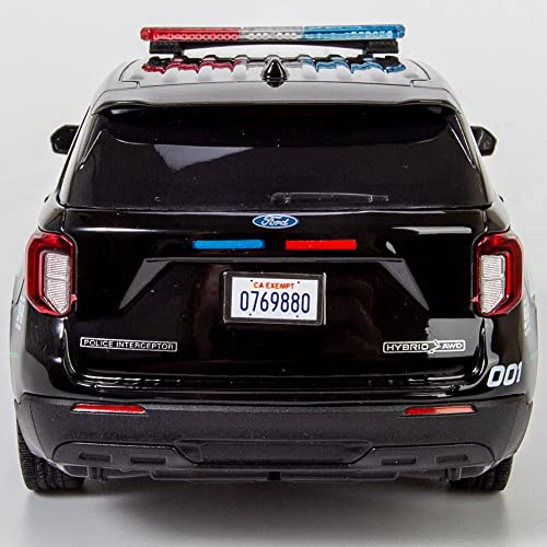 All Star Toys 2022 Ford Explorer Police Interceptor Utility Promo 1:24 Diecast Model Car Exclusive Motormax 76992