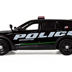 All Star Toys 2022 Ford Explorer Police Interceptor Utility Promo 1:24 Diecast Model Car Exclusive Motormax 76992