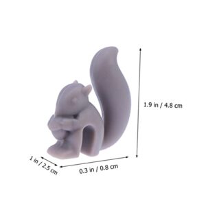 Tea Bag Holder for Mug 5pcs Korean Tea Set Tea Bag Holder Squirrel Tea Bag Tea Holder Animal Silicone Tea Holder Tea Bag Holders