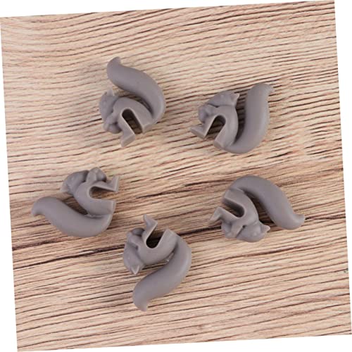 Tea Bag Holder for Mug 5pcs Korean Tea Set Tea Bag Holder Squirrel Tea Bag Tea Holder Animal Silicone Tea Holder Tea Bag Holders